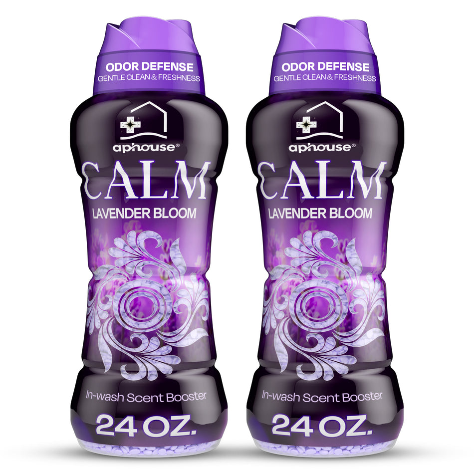 2Pack In-Wash Laundry Beads for Odor Protection, 48 oz, Lavender Bloom, Long Lasting Freshness For Scent Beads